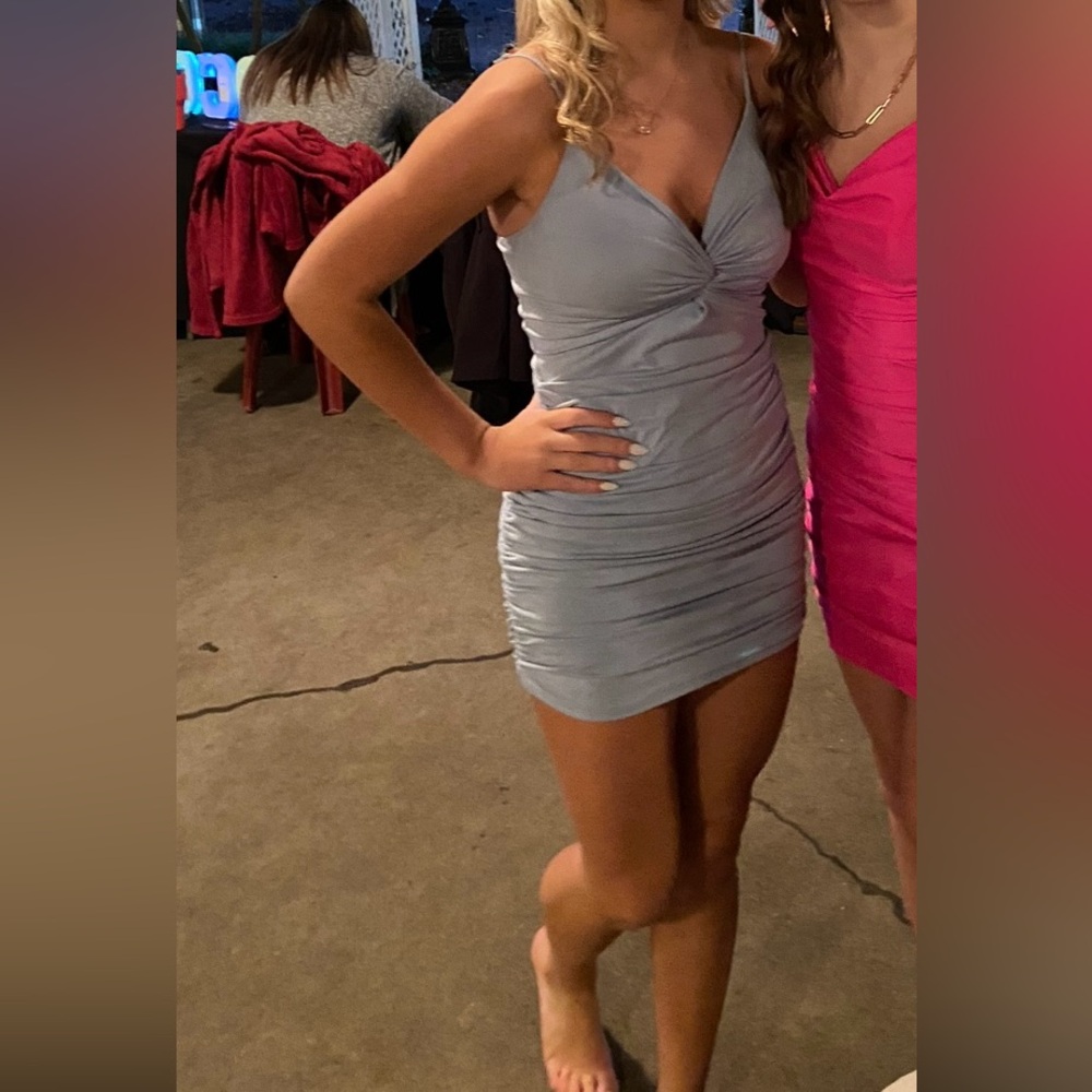 Lucy in the Sky Light Blue Mini Dress